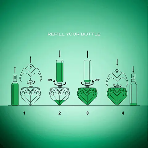 Refill your bottle. Fauve liana. Orange blossom. Vanilla.