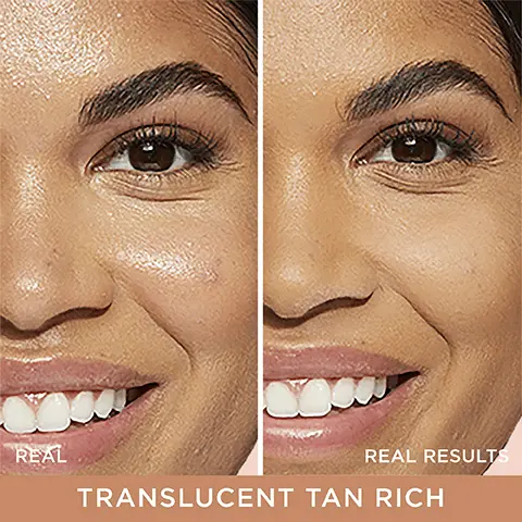 Image 1, REAL REAL RESULTS Image 2, SHEER FORMULA NATURAL MATTE FINISH Image 3, formulated with: HYDROLYZED COLLAGEN Amino acid protein that helps skin appear flawless SILK To smooth and comfort skin ANTIOXIDANTS Helps skin look perfected Image 4, TRANSLUCENT TAN RICH Image 5, BYE BYE COSMETICS PORES, pressed 94% say product provides a natural matte finish* 86% say skin looks smoother* "consumer test. 138 women Image 6, it COLOR CORRECT CC 50+ 問題 BLUR COSMETICE BLEND Image 7, FULL FACE APPLICATION 1 translucent shade BY it BYE BYE PORES TARGETED APPLICATION 3 translucent & pigmented shades Image 8, 66 Enlarged pores, which can be genetic or caused by excess sebum, are a common concern for my clients hoping to improve skin texture. Adding Bye Bye Pores Powder to their routine makes it easy to minimise pore appearance and achieve a soft, blurring effect. Formulated with hydrolysed collagen to help skin look perfected. وو Dr. Julia Tzu, Dermatologist IT Cosmetics Advisory Board Member