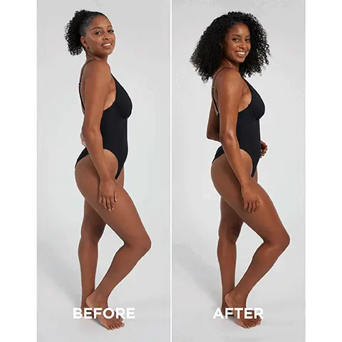 Before. After. 5 stars, the best self tan! Quick and easy application, never streaky and results looks super natural! Lucy P. Ultra dark self tanning foam, never streaky, never orange. Enriched with dual tanning actives. Easy to apply.