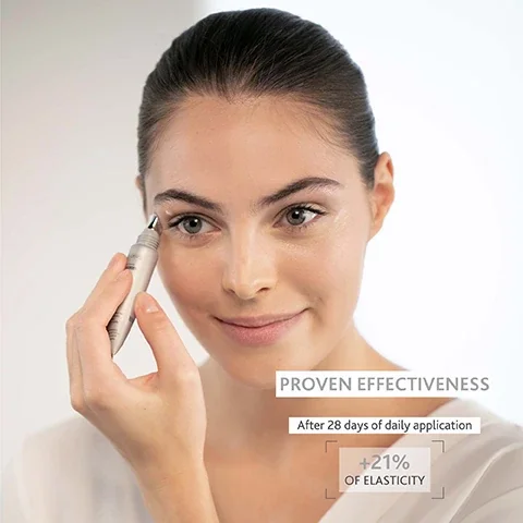 proven effectiveness after 28 days of daily application, +21% of elasticity.