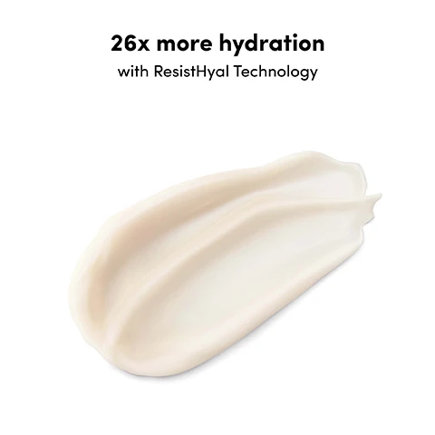 Image 1 - A smooth, light beige cream swatch is shown on a white background, with text that reads 26x more hydration with ResistHyal Technology. Image 2 - A split image shows a woman with brown hair, appearing somewhat frizzy and dull on the left under the text Before, and shiny, smooth, and styled on the right under the text After, with additional text stating Using Like A Virgin Shampoo, Conditioner and Masque as part of a regimen and UNRETOUCHED. Image 3 - A smiling woman with long wavy brown hair, wearing a green swimsuit, holds up two pink Coco & Eve bottles against a blue sky and tropical trees, with text overlay Do-It-All Conditioner Intensely hydrates and adds shine, and bottle labels Coco & Eve Like a Virgin Super Hydrating Shampoo and Coco & Eve Like a Virgin Super Hydrating Cream Conditioner. Image 4 - A hand squeezes thick, light beige conditioner from a pink and teal Coco & Eve bottle into an open palm, with visible text reading Coco & Eve Like a Virgin Super Hydrating Cream Conditioner Après-Shampooing Super Hydratant Hyaluronic Acid + Avocado Oil For All Hair Types 288 ml / e 9.67 fl. oz. US, Hydrates & Detangles, Ultra Nourishing, 3x Thicker than regular conditioners for intense conditioning. Image 5 - A wet pink bottle with a dark teal cap featuring water droplets for Coco & Eve Like a Virgin Super Hydrating Cream Conditioner, also stating Après-Shampooing Super Hydratant, Hyaluronic Acid + Avocado Oil, For All Hair Types, is next to text that reads ResistHyal Technology, Powerblend of hyaluronic acid for intense hydration. Image 6 - Two pink Coco & Eve shampoo and conditioner bottles with dark green caps are featured with water splashes and two coconut halves on a light green background, with the text Our iconic coconut & fig scent COCO & EVE LIKE A VIRGIN SUPER HYDRATING SHAMPOO SHAMPOOING SUPER HYDRATANT HYALURONIC ACID COMPLEX FOR ALL HAIR TYPES Net 288 ml / e 9.47 fl. oz. US COCO & EVE LIKE A VIRGIN SUPER HYDRATING CREAM CONDITIONER APRÈS-SHAMPOOING SUPER HYDRATANT HYALURONIC ACID + AVOCADO OIL FOR ALL HAIR TYPES Net 288 ml / e 9.47 fl. oz. US.