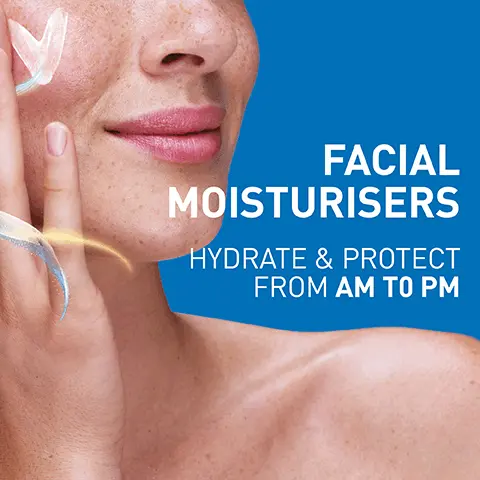 Image 1, FACIAL MOISTURISERS HYDRATE & PROTECT FROM AM TO PM Image 2, CeraVe Facial Moisturising Lotion AM CAM SPF SO FOR NORMAL TO DRY SKIN OPM CeraVe Facial Moisturising Lotion Image 3, DAILY FACIAL MOISTURISER WITH UP TO 24 HR HYDRATION CeraVe Facial Moisturising Lotion PROTECTS AGAINST UVA/UVB RAYS & POLLUTION PARTICLES FAST-ABSORBING, LIGHTWEIGHT TEXTURE C DEVELOPED WITH DERMATOLOGISTS Image 4, FACIAL MOISTURISER FOR EVENING USE CeraVe Facial LIGHTWEIGHT TEXTURE WITH INSTANT & LONG- LASTING HYDRATION HELPS PROTECT THE SKIN'S NATURAL BARRIER DEVELOPED WITH DERMATOLOGISTS Image 5, WITH 3 ESSENTIAL CERAMIDES TO HELP PROTECT THE SKIN'S NATURAL BARRIER CeraVe CeraVe Facial Moisturising Lotion Facial Moisturising Lotion Image 6, AM FACIAL MOISTURISING LOTION SPF 50 HYALURONIC ACID NIACINAMIDE 3 ESSENTIAL CERAMIDES PM FACIAL MOISTURISING LOTION NIACINAMIDE VITAMIN E 3 ESSENTIAL CERAMIDES