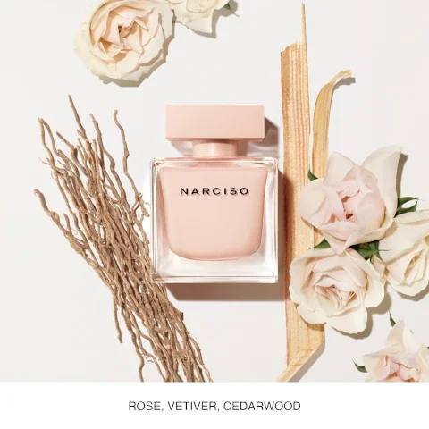 rose, vetiver and cedarwood.