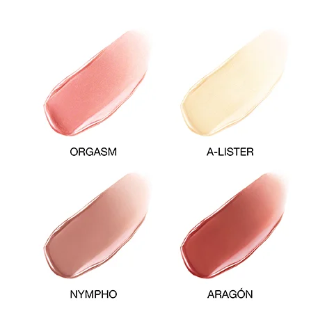 swatches of orgasm, a-lister, nympho and aragon