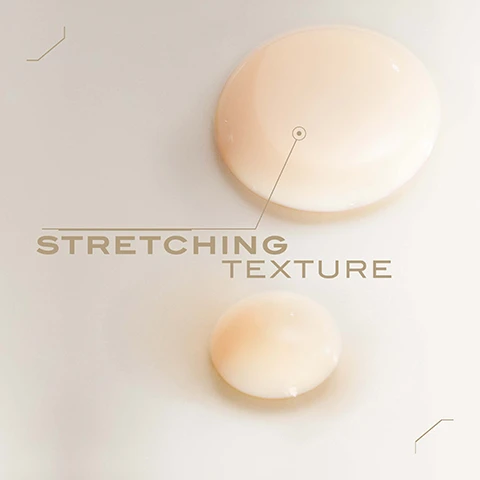 Image 1 - Close-up image of two cream-like textures in varying sizes, with visible text that reads STRETCHING TEXTURE.
Image 2 - A jar of Lancaster Golden Lift sculpting day cream with a silver lid is partially open, displaying the cream inside, and text highlighting improved skin elasticity and sculpted volume, along with daily UV protection SPF 15.
Image 3 - A luxurious jar of Lancaster Golden Lift Sculpting Day Cream SPF 15 sits against a light background with two cream dollops next to it, featuring text that reads I loved this product! Im a huge retinol fan but am also concerned about sun damage, so Im so pleased theres a product that contains both ingredients. and the name Mingyu, Home Tester Club alongside four stars.
Image 4 - A close-up image of a woman with smooth skin and earrings, featuring text that reads, dark spots & wrinkles are visibly reduced in 2 weeks, skin is visibly lifted in 2 weeks, and skin looks firmer & tighter.
Image 5 - A woman with her eyes closed is gently massaging her face with both hands, with a highlight on the area from her chin to her forehead; visible text includes STEP 1 SMOOTH UPWARD FROM THE LOWER FACE TO THE FOREHEAD.
Image 6 - A model with long, smooth hair is gliding her hand along her jawline, demonstrating a facial sculpting technique, with the text STEP 2 GLIDE & SCULPT FROM THE INNER FACE OUTWARD visible in the image.