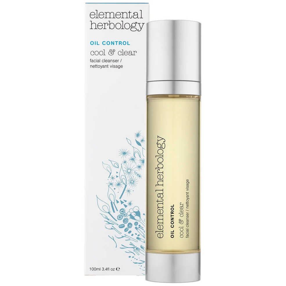 Elemental Herbology Cool & Clear Facial Cleanser 100ml Afbeelding 1