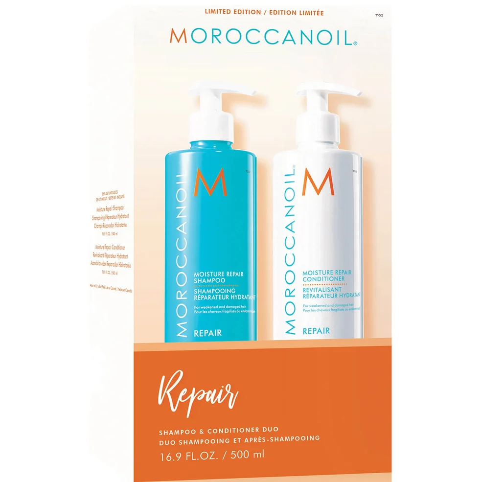Moroccanoil Moisture Repair Shampoo and Conditioner Duo (500ml) Afbeelding 1