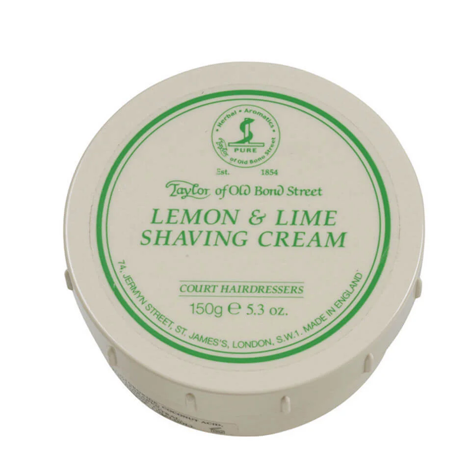 Taylor of Old Bond Street Shaving Cream Lemon and Lime Afbeelding 1