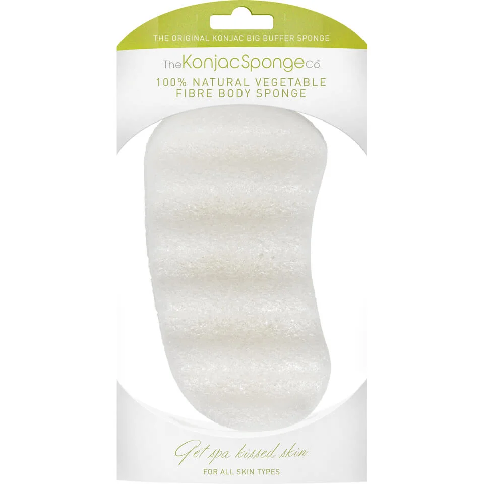 The Konjac Sponge Company 100% Pure Big Body Buffer Sponge Afbeelding 1