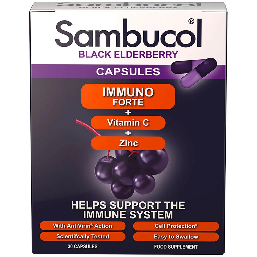 Sambucol Immuno Forte Capsules (30 Capsules) Afbeelding 1