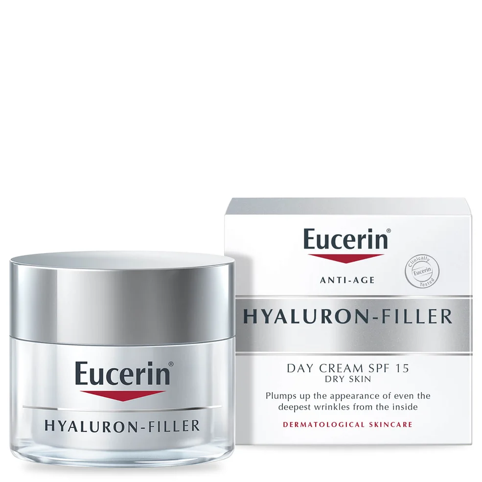 Eucerin® Anti-aging Hyaluron-Filler Dagcrème voor Droge Huid SPF15 + UVA-Bescherming (50 ml) Afbeelding 1