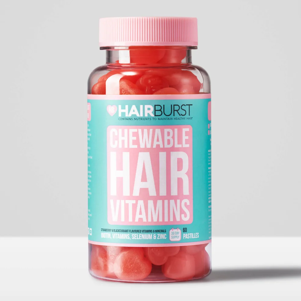 Hairburst Strawberry Chewable Vitamin - 60 capsules Afbeelding 1