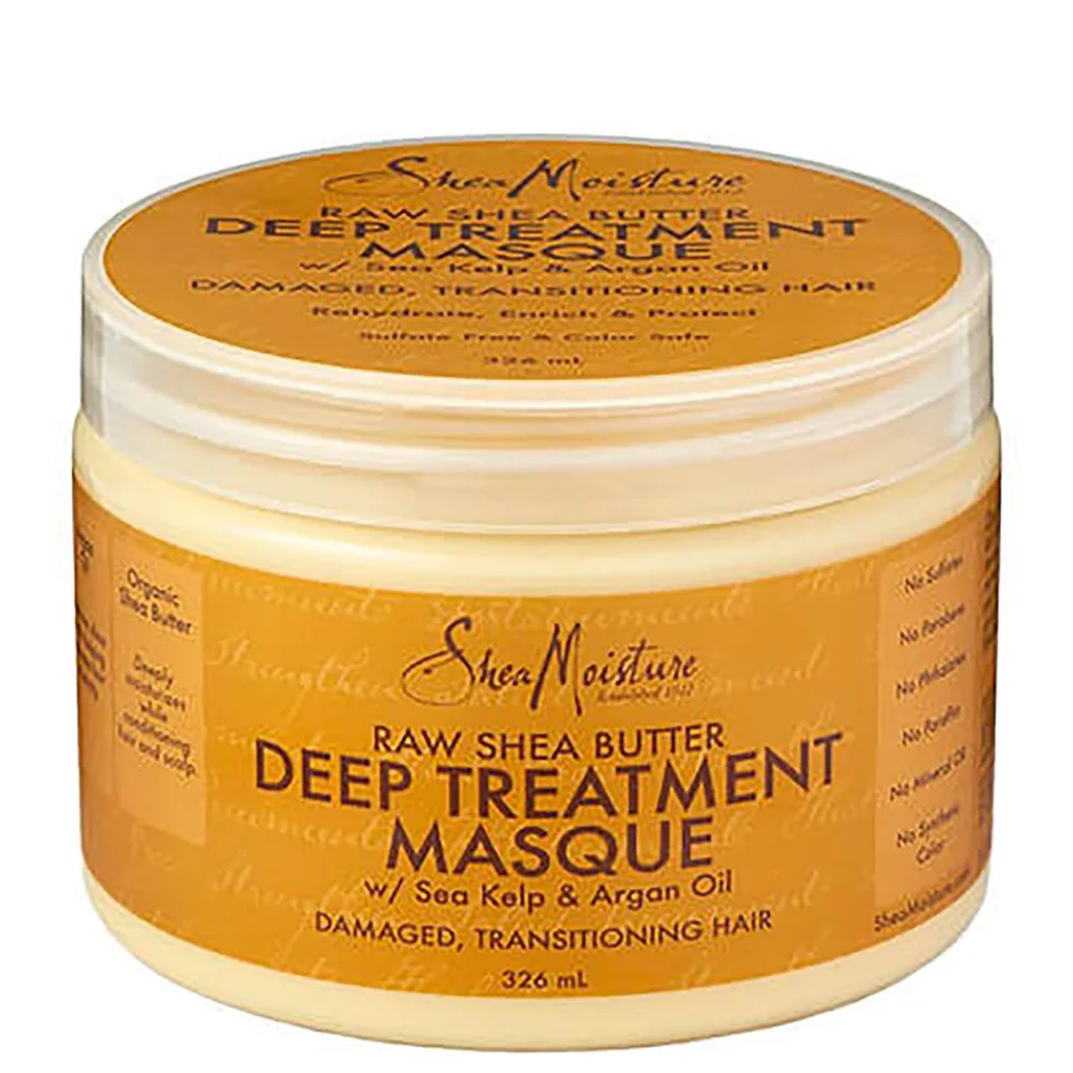 Shea Moisture Raw Sheaboter Diep Behandelingsmasker 326ml Afbeelding 1