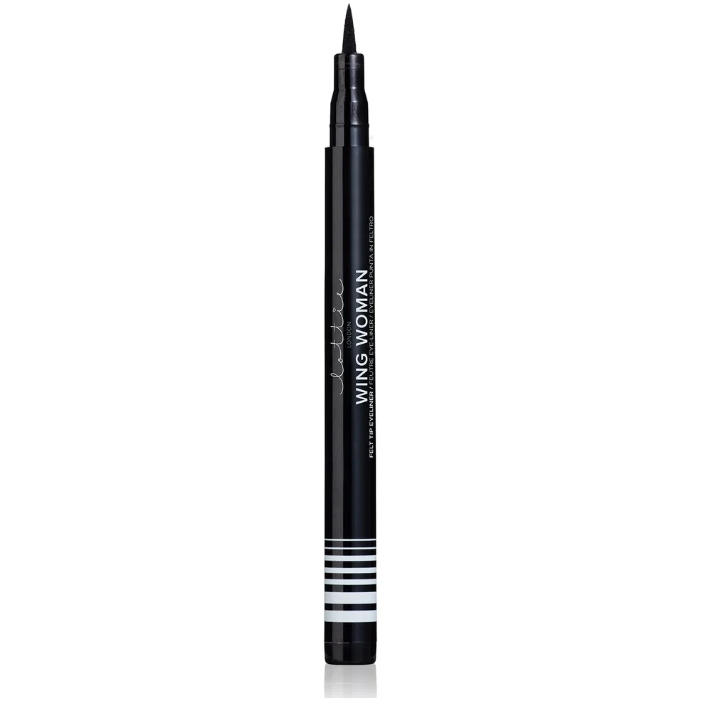 Lottie London Precision Felt Eyeliner - Black 9g Afbeelding 1