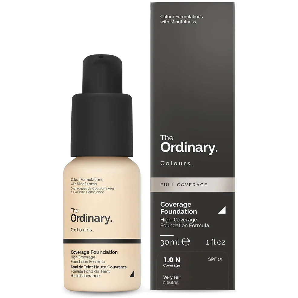 The Ordinary Coverage Foundation with SPF 15 by The Ordinary Colours 30ml (Various Shades) Afbeelding 1