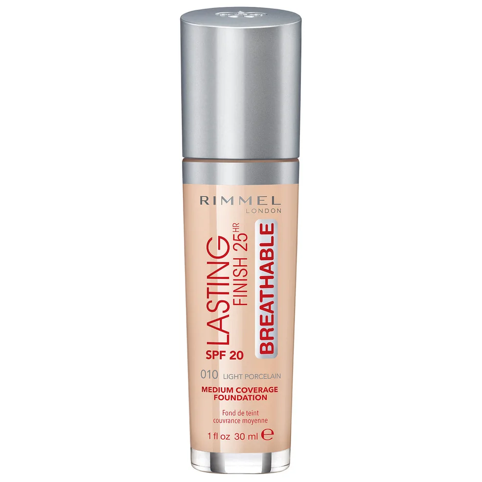 Rimmel London Lasting 25H Breathable Foundation 30ml Afbeelding 1