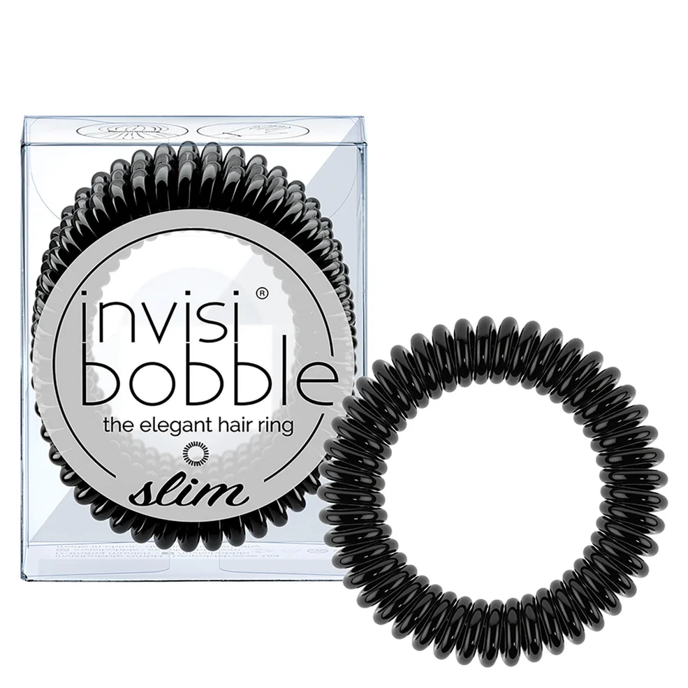 invisibobble Slim Hair Tie - True Black Afbeelding 1