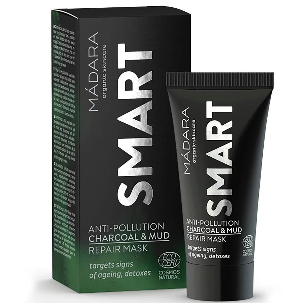MÁDARA SMART Anti-Pollution Charcoal and Mud Repair Mask 60ml Afbeelding 1