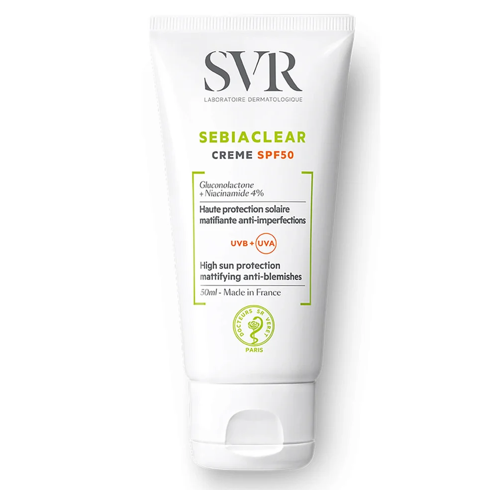 SVR Sebiaclear Daily Sunscreen SPF50 - 50ml Afbeelding 1