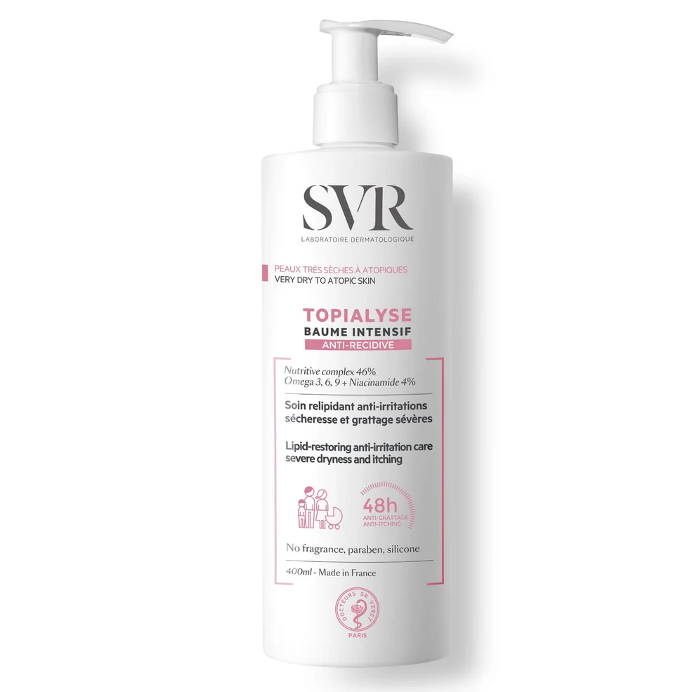 SVR Topialyse Intensively Nourishing Face + Body Balm for Extremely, Sensitive, Inflamed + Eczema-Prone Skin of All Ages - 400ml Afbeelding 1