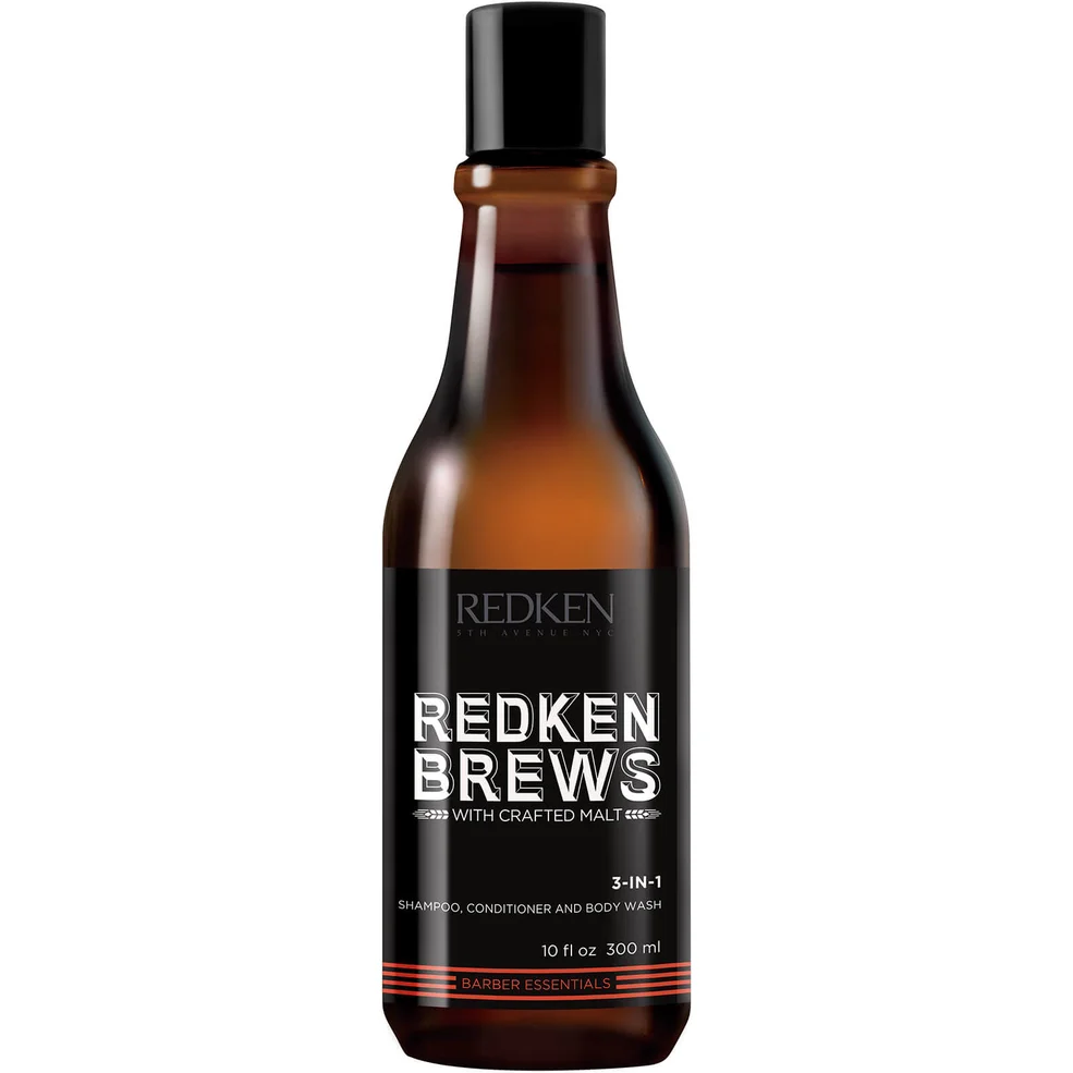 Redken Brews 3-in-1 Shampoo 300ml Afbeelding 1