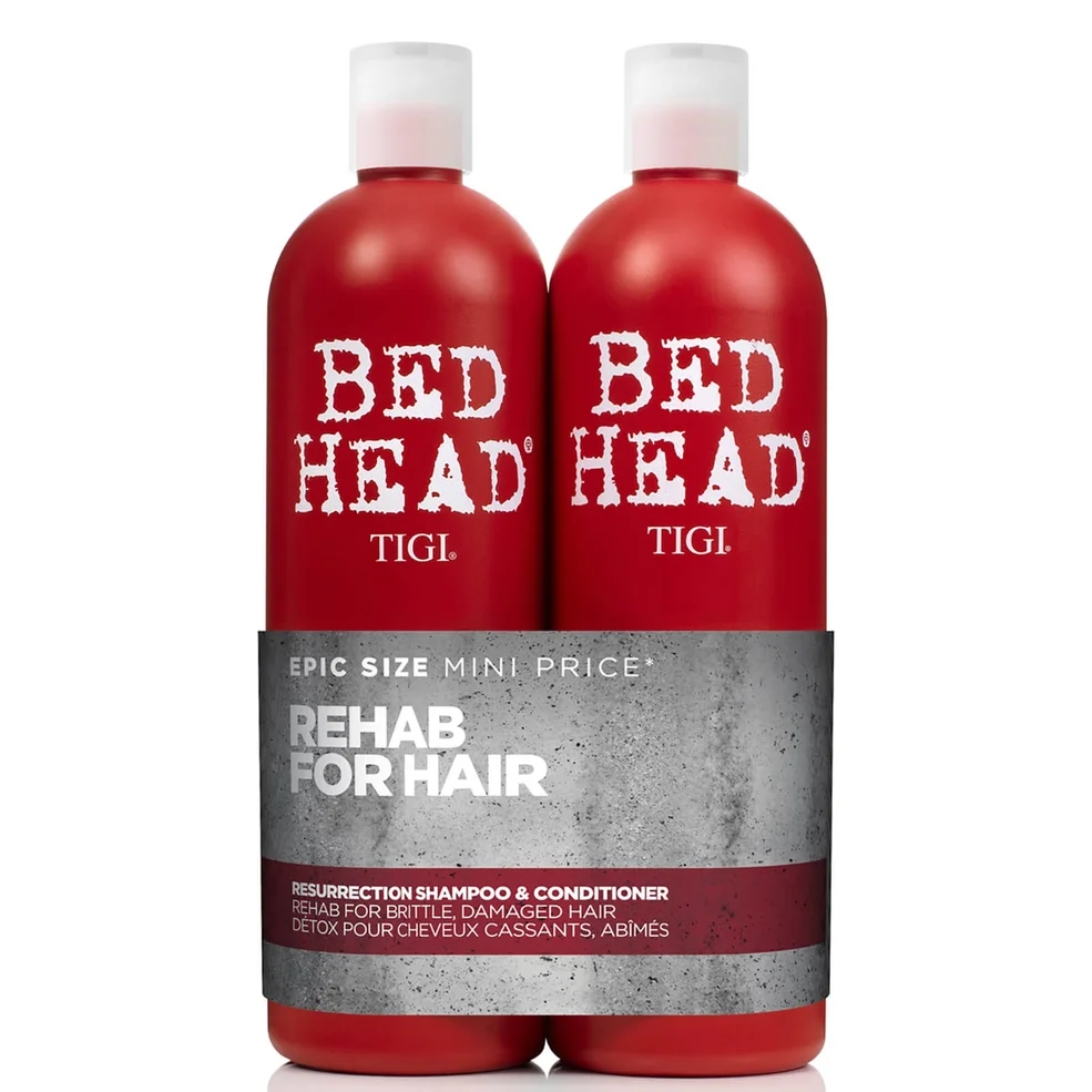 TIGI Bed Head Urban Antidotes Resurrection Shampoo and Conditioner for Very Dry Hair 2 x 750ml Afbeelding 1
