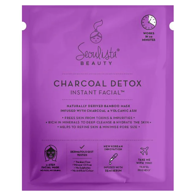 Seoulista Beauty Charcoal Detox Instant Facial
