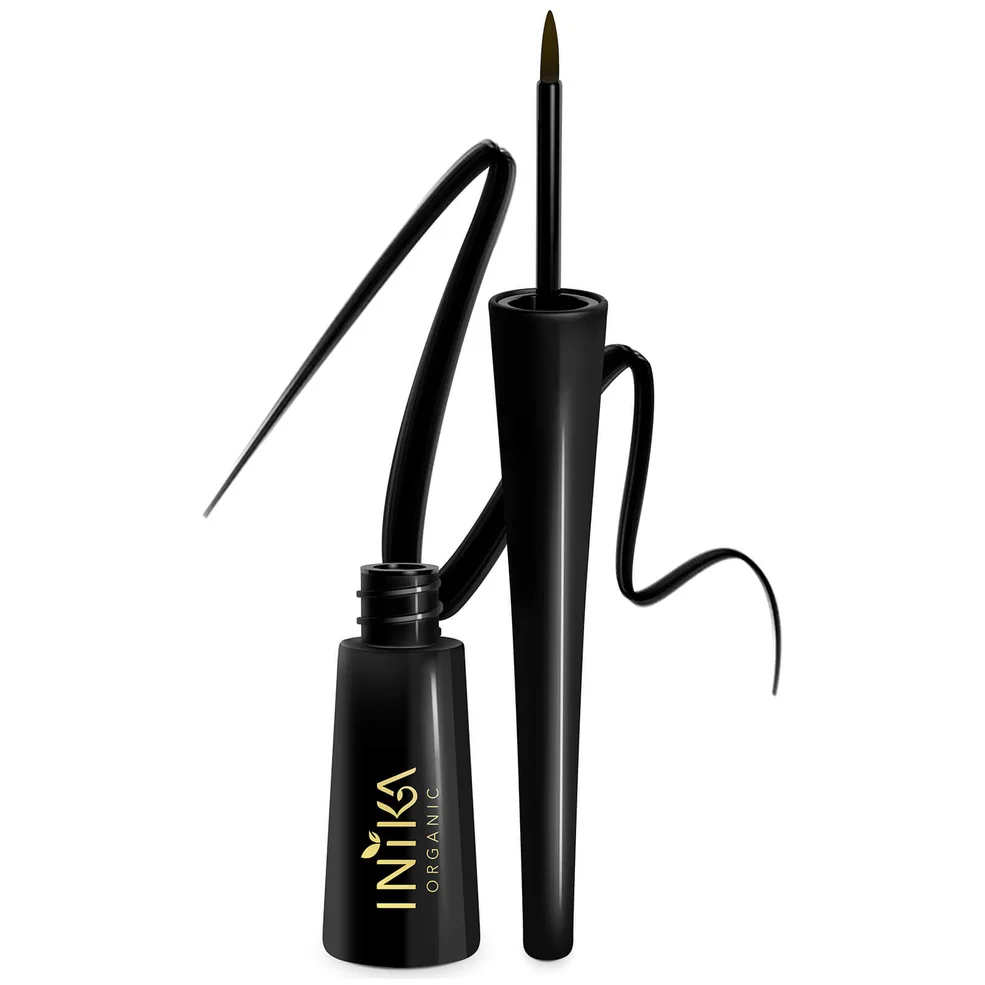 INIKA Certified Organic Liquid Eyeliner 3.5ml (Various Shades) Afbeelding 1