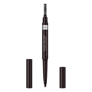 Rimmel Brow This Way Fill and Sculpt Eyebrow Definer 0.4g (Various Shades) - Shade Soft Black