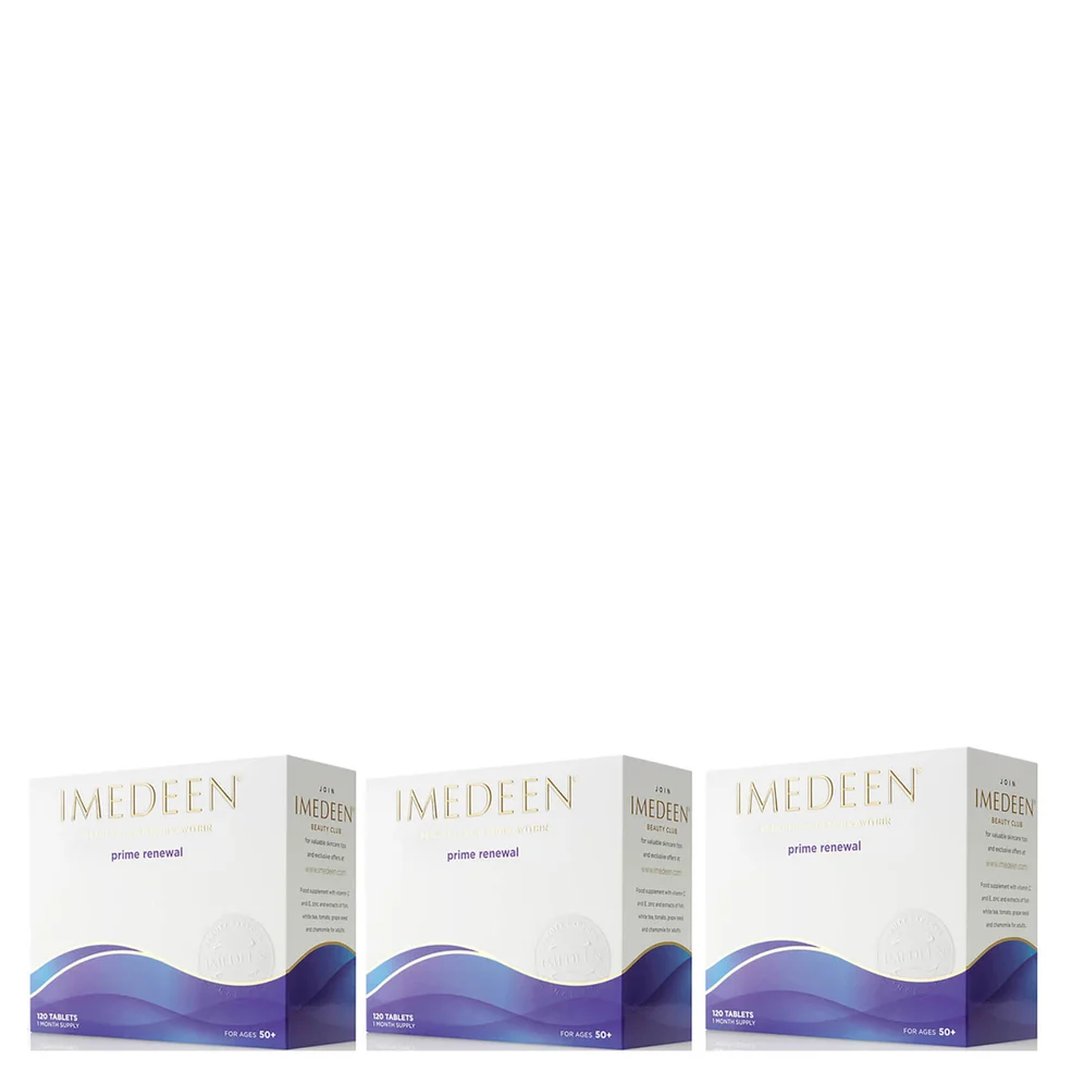 Imedeen Prime Renewal Beauty & Skin Supplement, contains Vitamin C and Zinc, 3 Month Bundle, 3x120 Tablets, Age 50+ Afbeelding 1