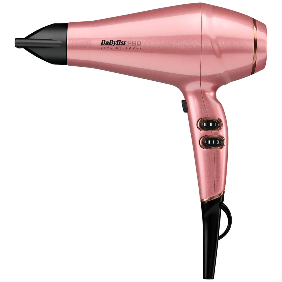 BaByliss PRO Keratin Lustre Hair Dryer - Pink Blush Afbeelding 1