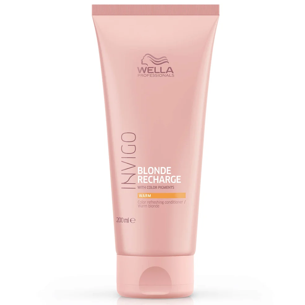 Wella Professionals Care INVIGO Blonde Recharge Color Refreshing Conditioner - Warm Blonde 200ml Afbeelding 1
