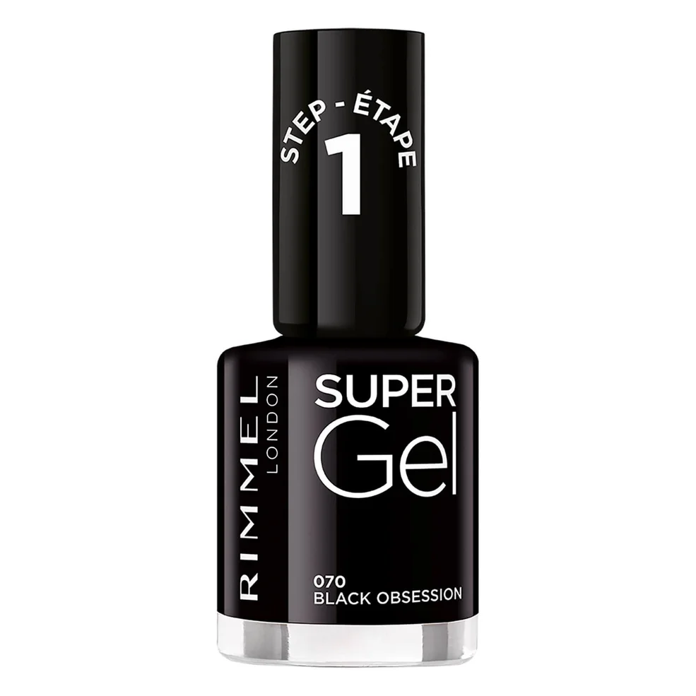 Rimmel Super Gel Nagellak - Black Obsession Afbeelding 1
