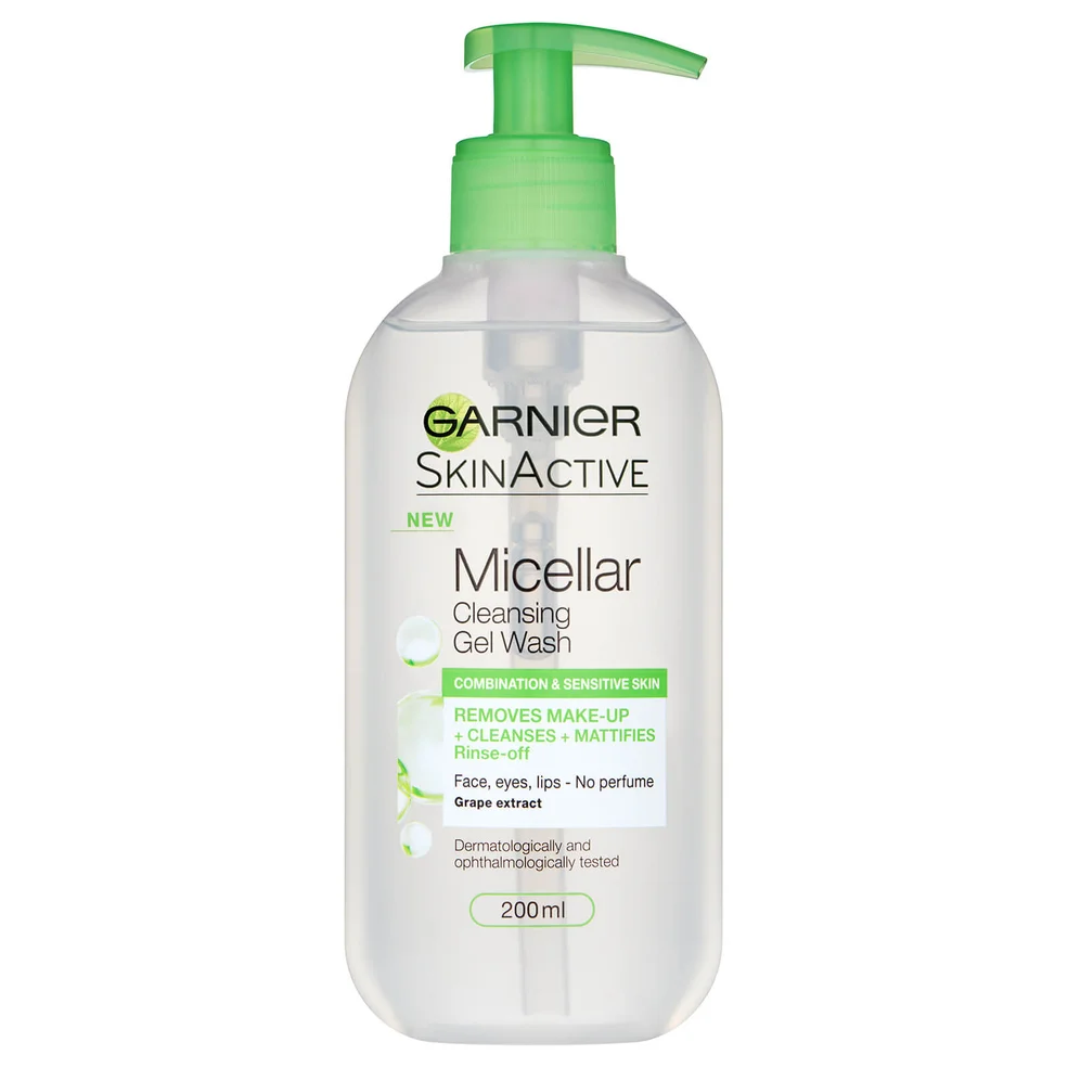 Garnier Micellar Gel Face Wash Combination & Sensitive Skin 200ml Afbeelding 1