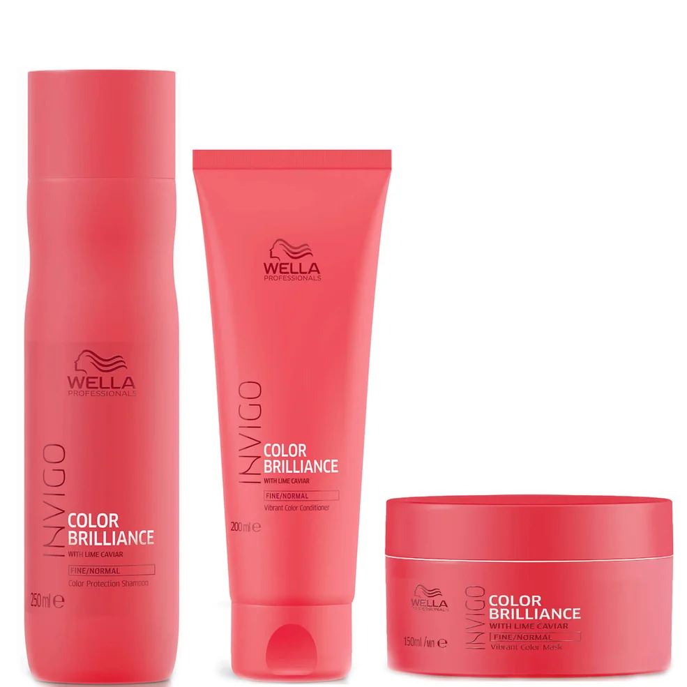 Wella INVIGO Color Brilliance Trio for Fine Hair Afbeelding 1