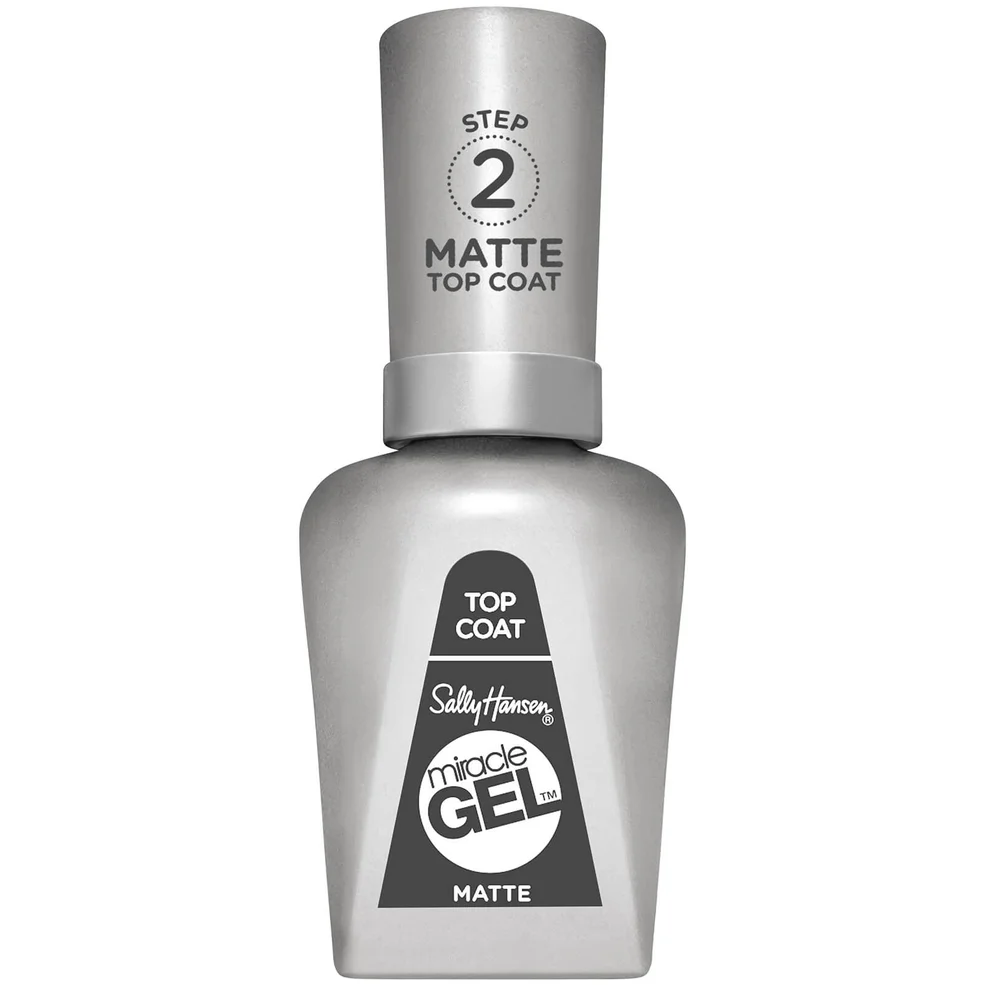 Sally Hansen Miracle Gel Nail Varnish - Matte Top Coat Afbeelding 1