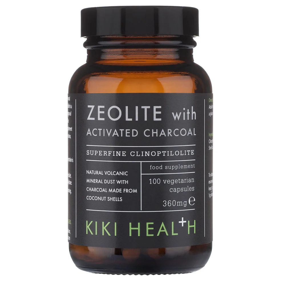 KIKI Health Zeolite with Activated Charcoal Vegicaps (100 Vegicaps) Afbeelding 1