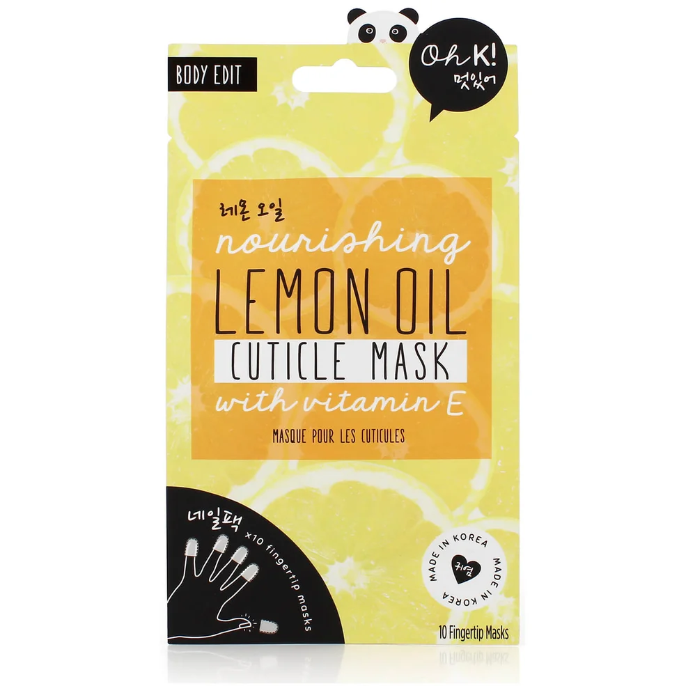 Oh K! Lemon Cuticle Finger Mask 6g Afbeelding 1