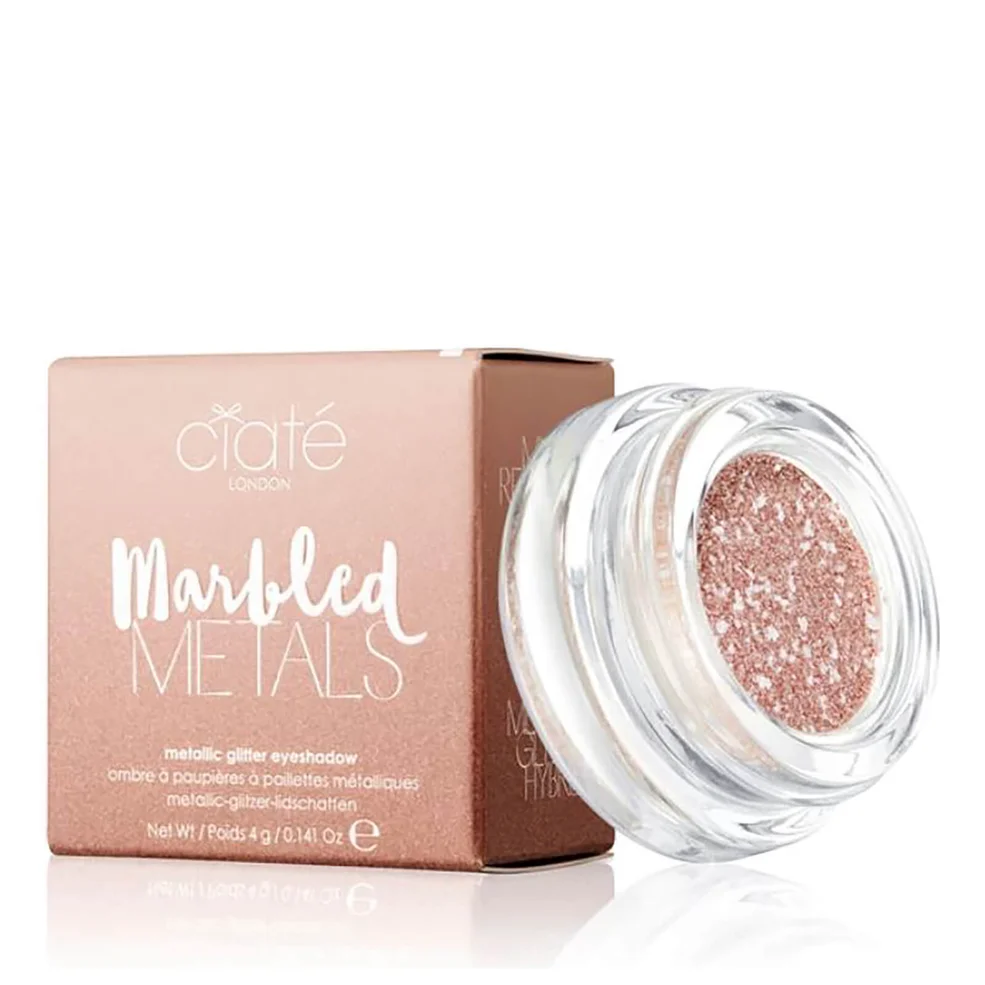 Ciaté London Marbled Metals Metallic Glitter Eyeshadow 4g (Various Shades) Afbeelding 1