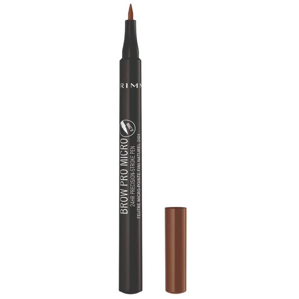 Rimmel Brow Pro Micro 24HR Precision-Stroke Pen 1ml (Various Shades) Afbeelding 1