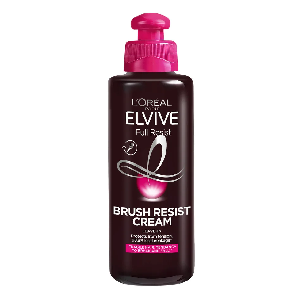 L'Oreal Elvive Full Resist Fragile Hair Brush Resist Cream with Biotin, for Hair Fall 200ml Afbeelding 1