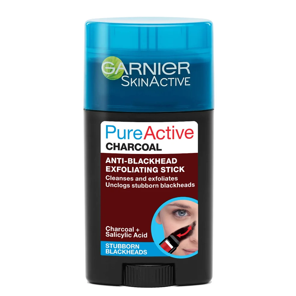 Garnier Pure Active Charcoal Anti-Blackhead Exfoliating Stick 50ml Afbeelding 1