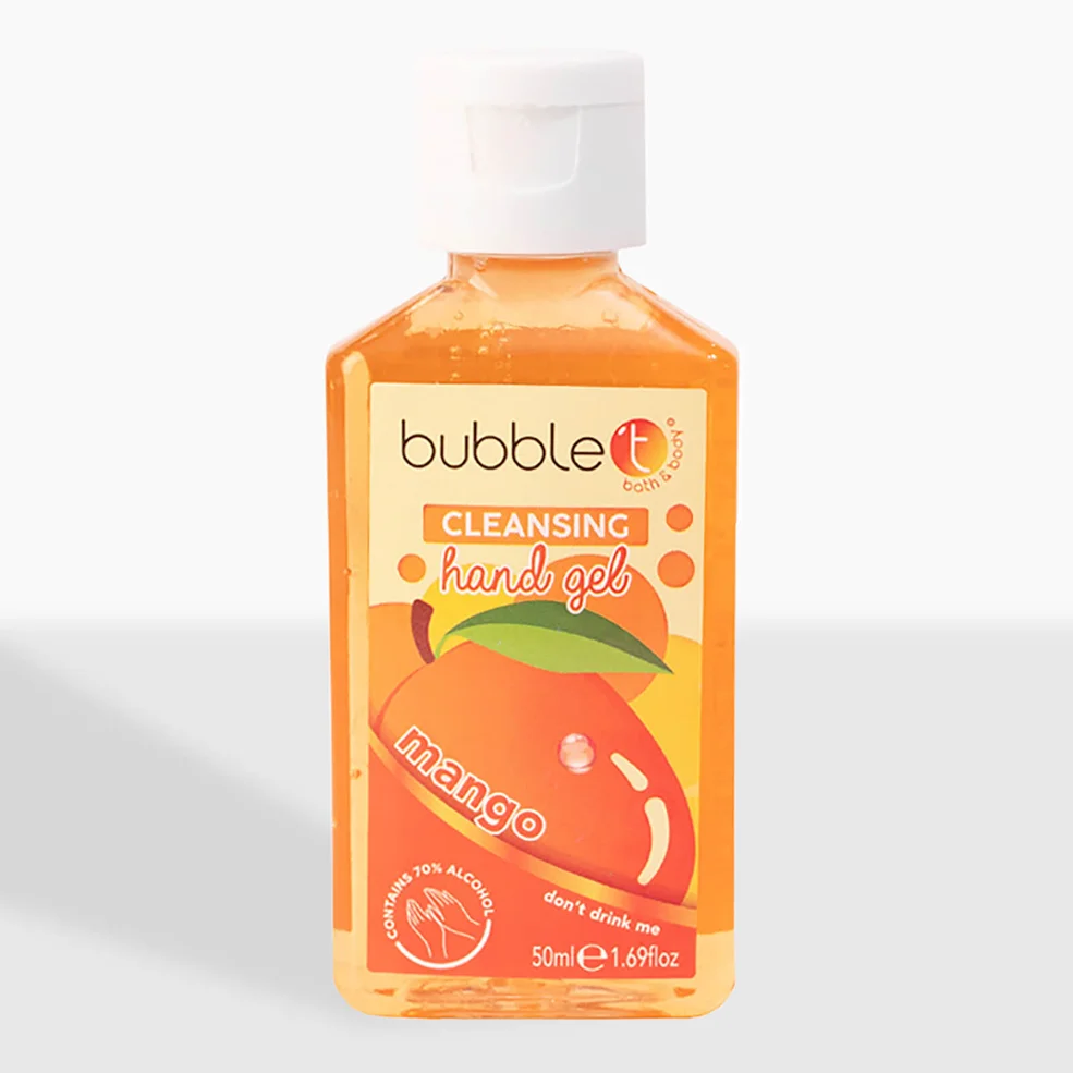 Bubble T Hand Cleansing Gel - Mango 50ml Afbeelding 1