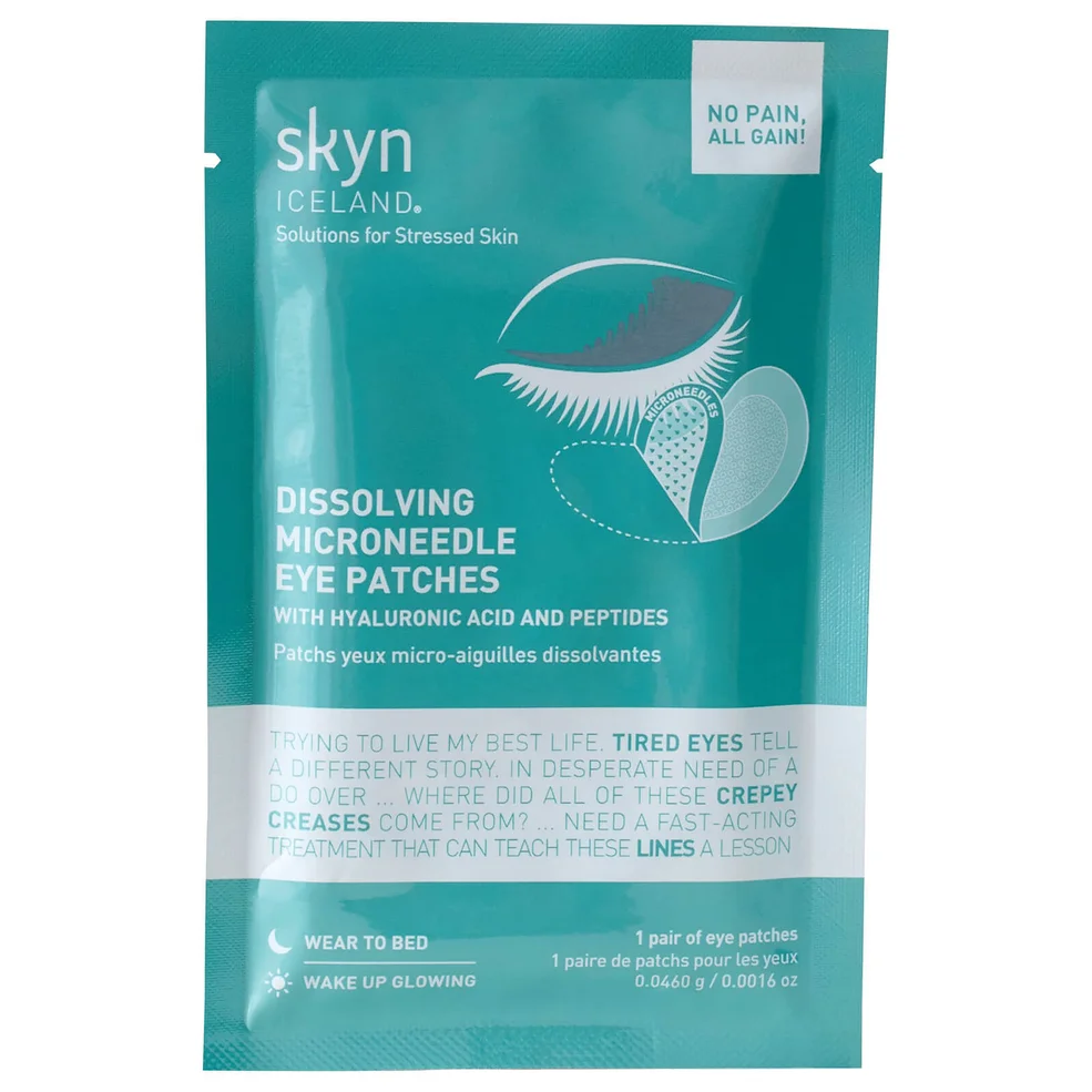 skyn ICELAND Dissolving Microneedle Eye Patches (1 pair) Afbeelding 1