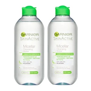Garnier Micellar Water Facial Cleanser Combination Skin 400ml Duo Pack - undefined undefined