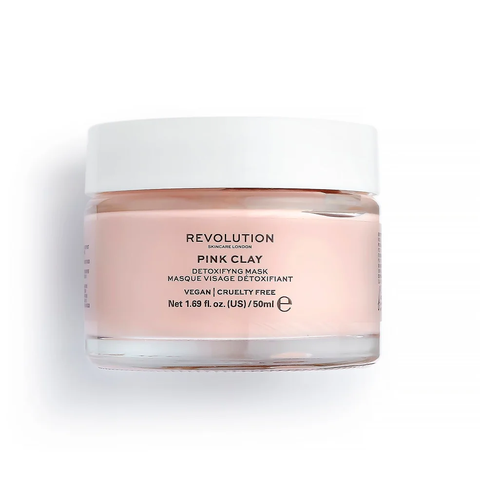Revolution Skincare Pink Clay Detoxifying Face Mask Afbeelding 1