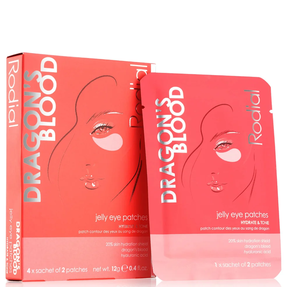 Rodial Dragon's Blood Jelly Eye Patches (Pack of 4) Afbeelding 1