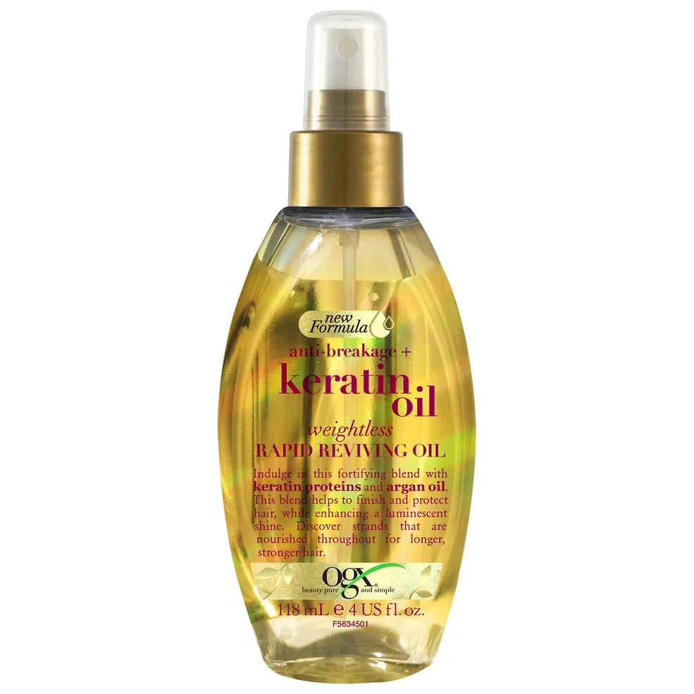 OGX Anti-Breakage+ Keratin Oil Weightless Rapid Reviving Oil Spray 118ml Afbeelding 1