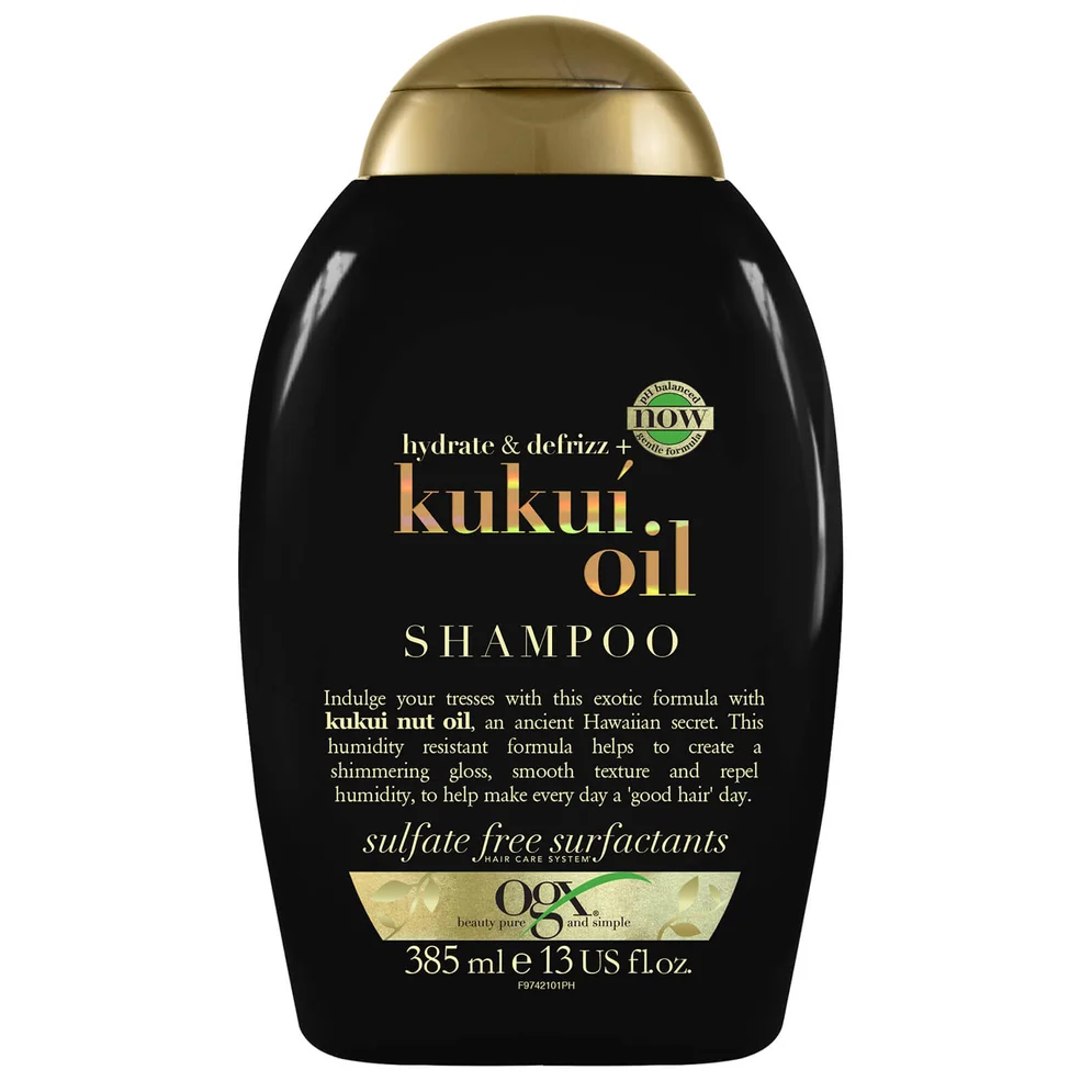 OGX Hydrate & Defrizz+ Kukui Oil Shampoo 385ml Afbeelding 1