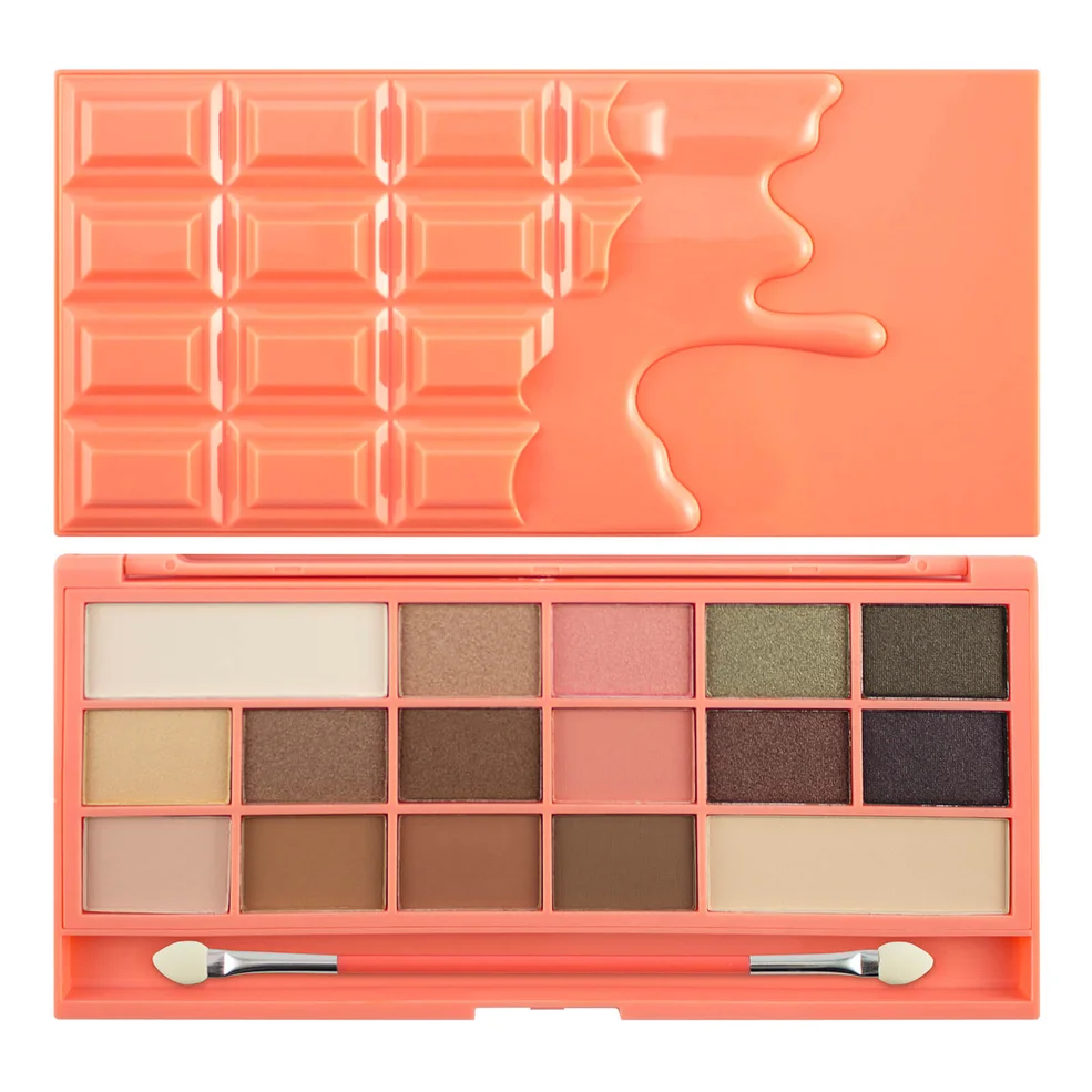 Revolution I Heart Chocolate Eye Shadow Palette - Peaches Afbeelding 1